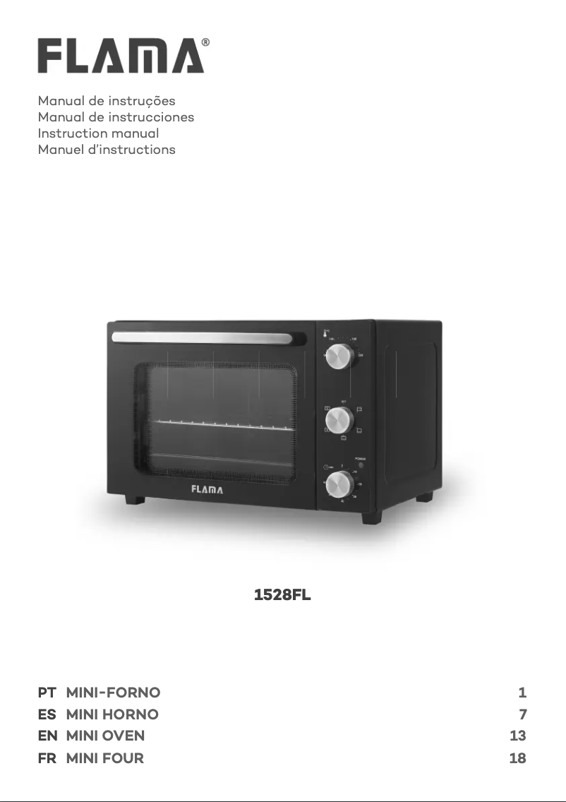 Página 1 del manual Manual de usuario Flama 1528FL
