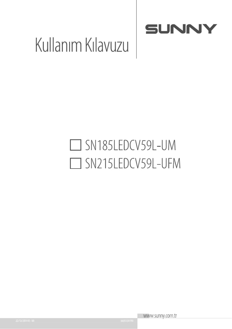 Página 1 del manual Manual de usuario Sunny SN215LEDCV59L-UFM