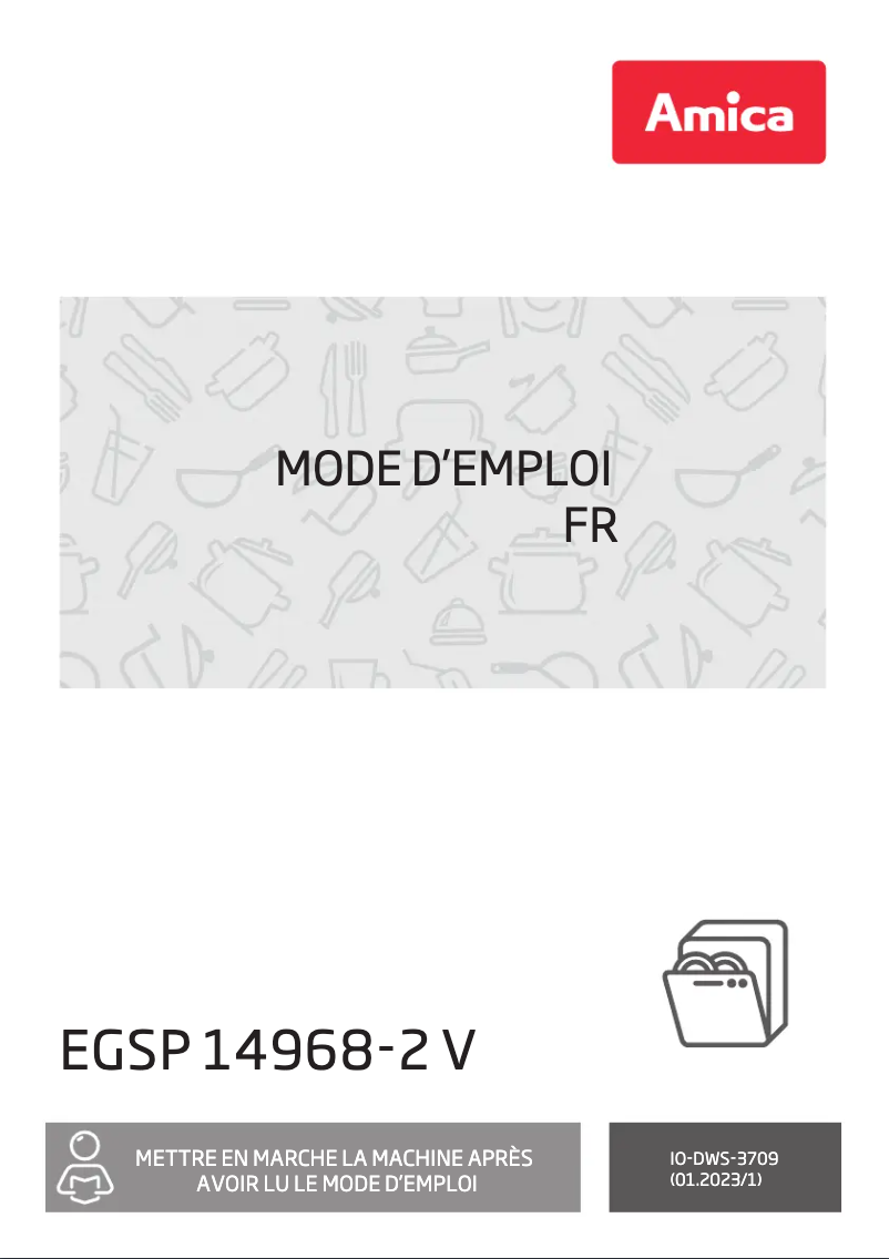 Página nº 1 - Manual de usuario Amica EGSP 14968-2 V