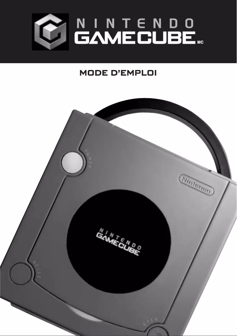 Imagen de la primera página del manual del dispositivo GameCube