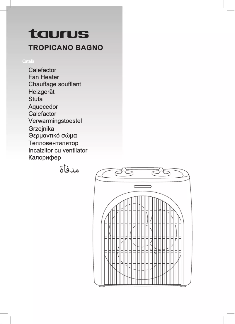 Página 1 del manual Manual de usuario Taurus Tropicano Bagno