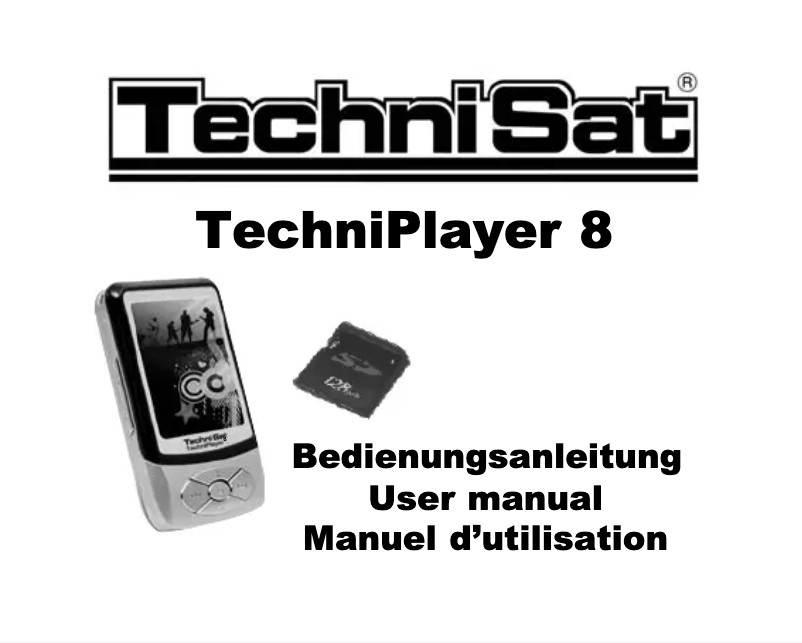 Página 1 del manual Manual de usuario TechniSat TechniPlayer 8