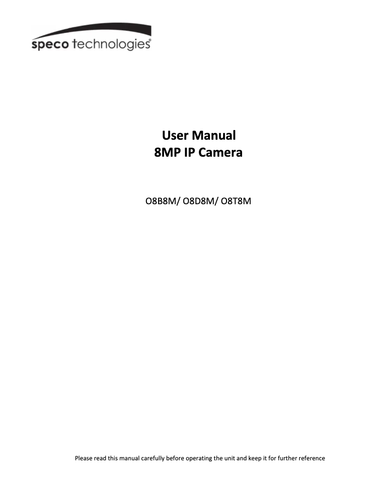 Imagen de la primera página del manual del dispositivo O8B8M