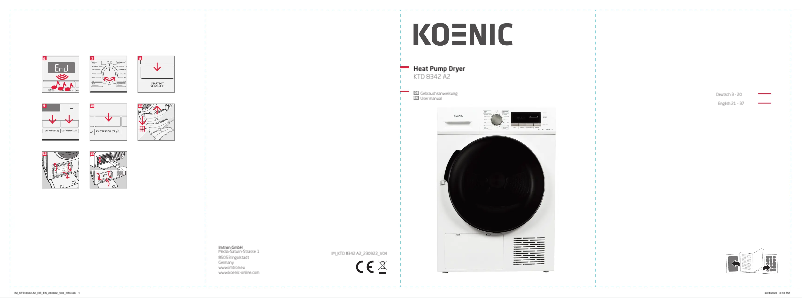 Página 1 del manual Manual de usuario Koenic KTD 8342 A2