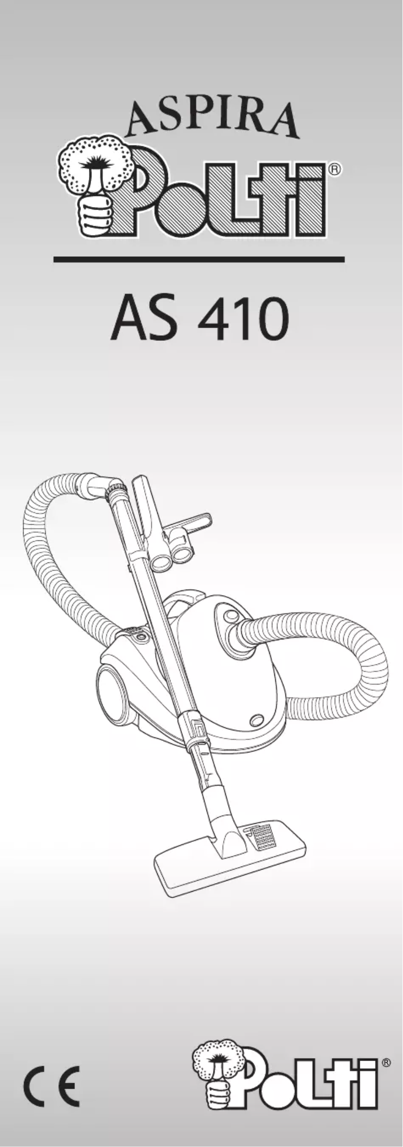 Imagen de la primera página del manual del dispositivo Aspira AS 410