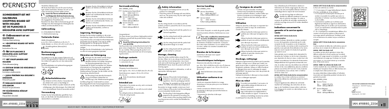 Página 1 del manual Manual de usuario Ernesto IAN 498880