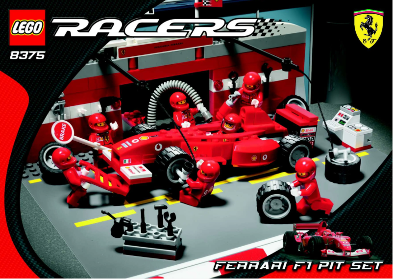 Imagen de la primera página del manual del dispositivo Ferrari F1 Pit Set