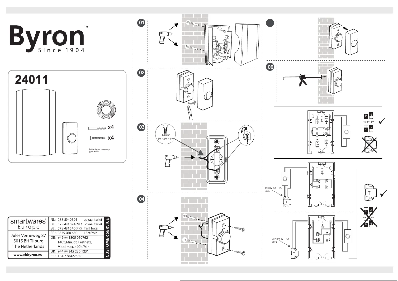 Imagen de la primera página del manual del dispositivo DBW-24011