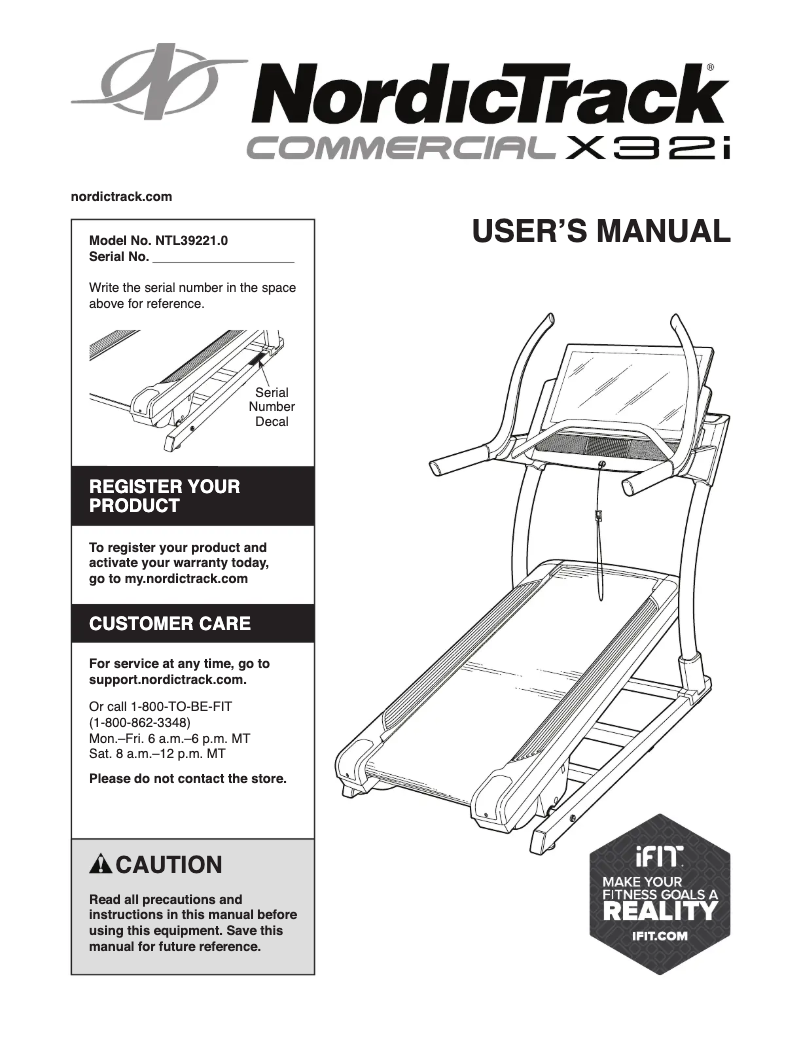 Imagen de la primera página del manual del dispositivo Commercial X32i