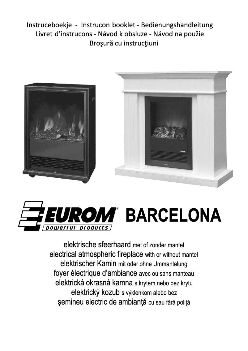 Imagen de la primera página del manual del dispositivo Mantelpiece Barcelona