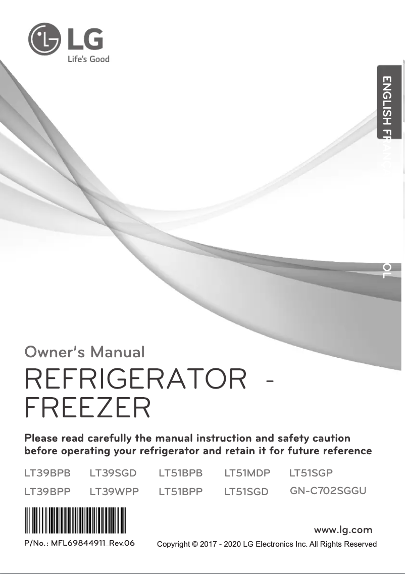 Imagen de la primera página del manual del dispositivo LT51MDP