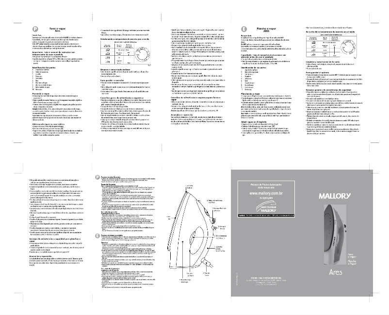Imagen de la primera página del manual del dispositivo Ares