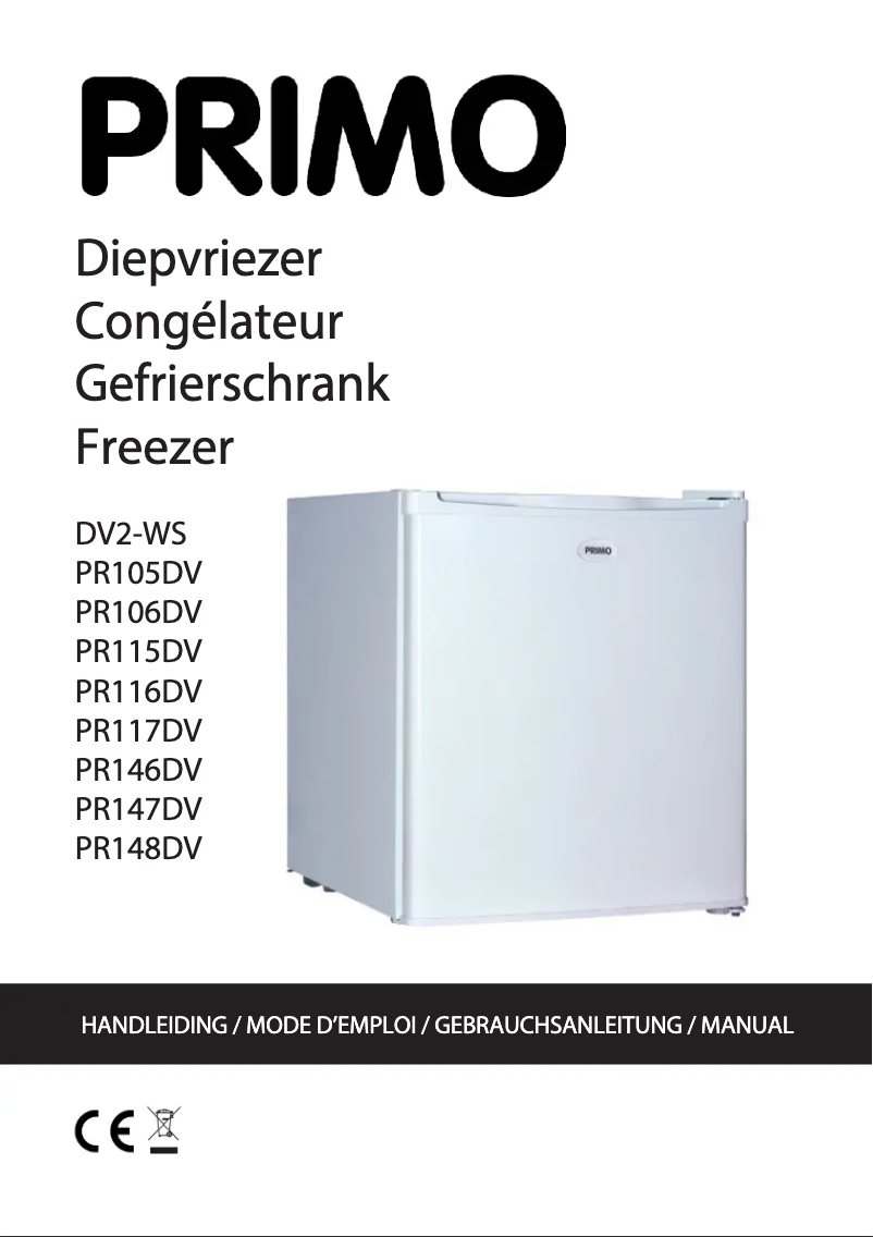Página 1 del manual Manual de usuario Primo PR115DV