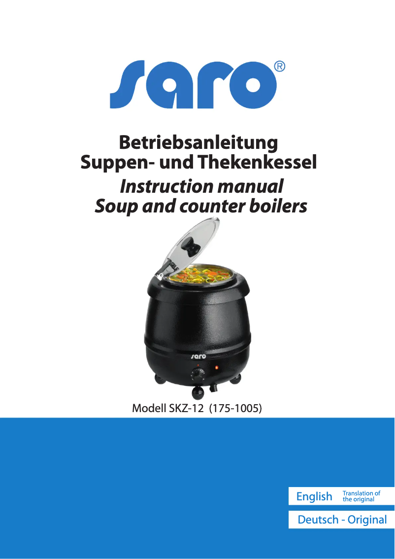 Imagen de la primera página del manual del dispositivo SKZ-12