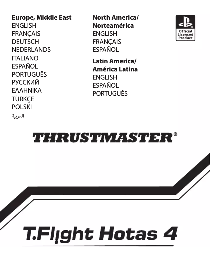 Página 1 del manual Manual de usuario Thrustmaster T.Flight Hotas 4 War