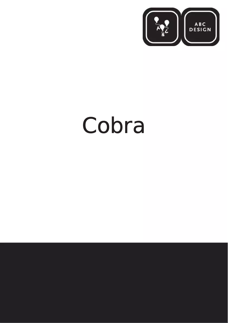 Página 1 del manual Manual de usuario ABC Design Cobra