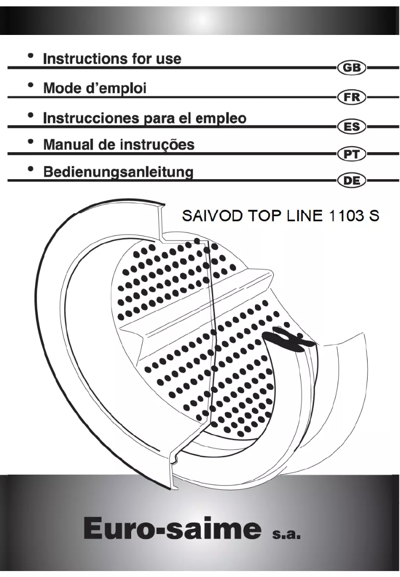 Imagen de la primera página del manual del dispositivo Top Line 1103 S