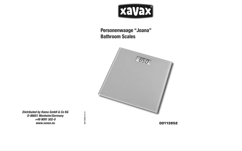 Imagen de la primera página del manual del dispositivo Joana