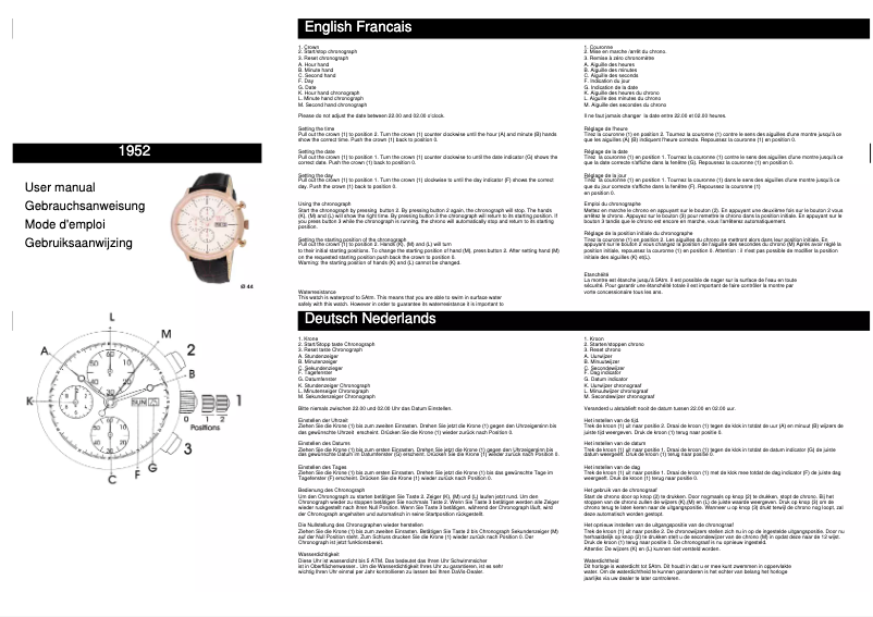 Imagen de la primera página del manual del dispositivo Truman 1950