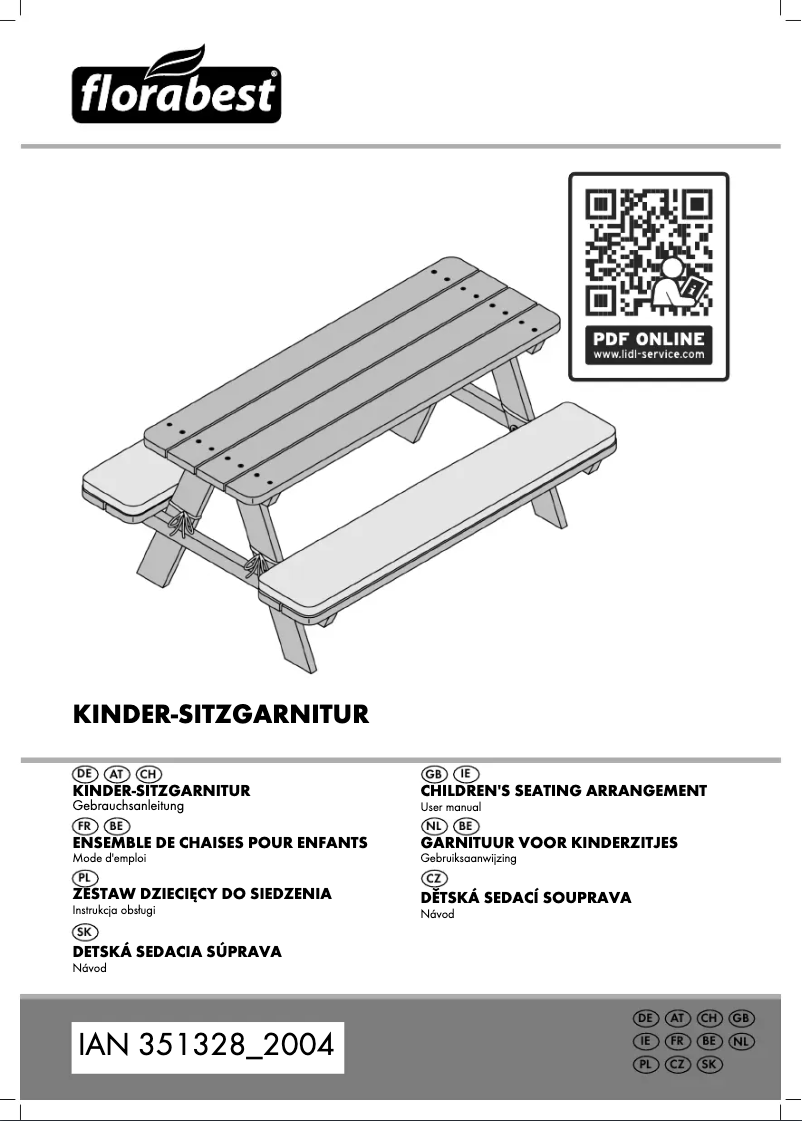 Imagen de la primera página del manual del dispositivo IAN 351328