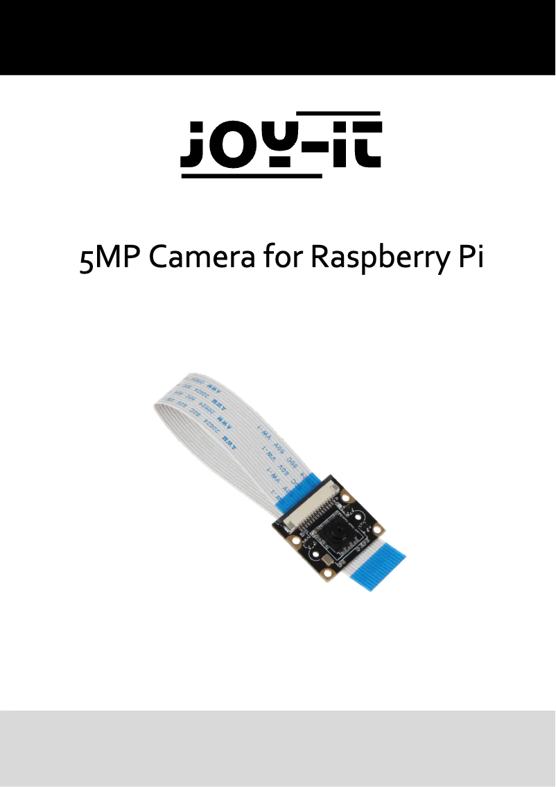 Imagen de la primera página del manual del dispositivo rb-camera_JT