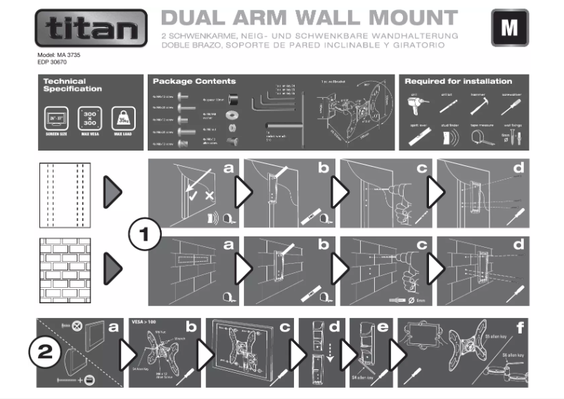 Página 1 del manual Manual de usuario Titan MA 3735