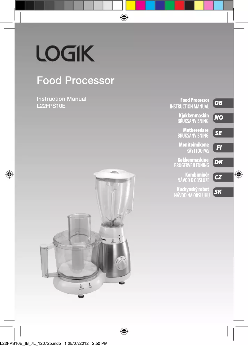 Imagen de la primera página del manual del dispositivo L22FPS10E