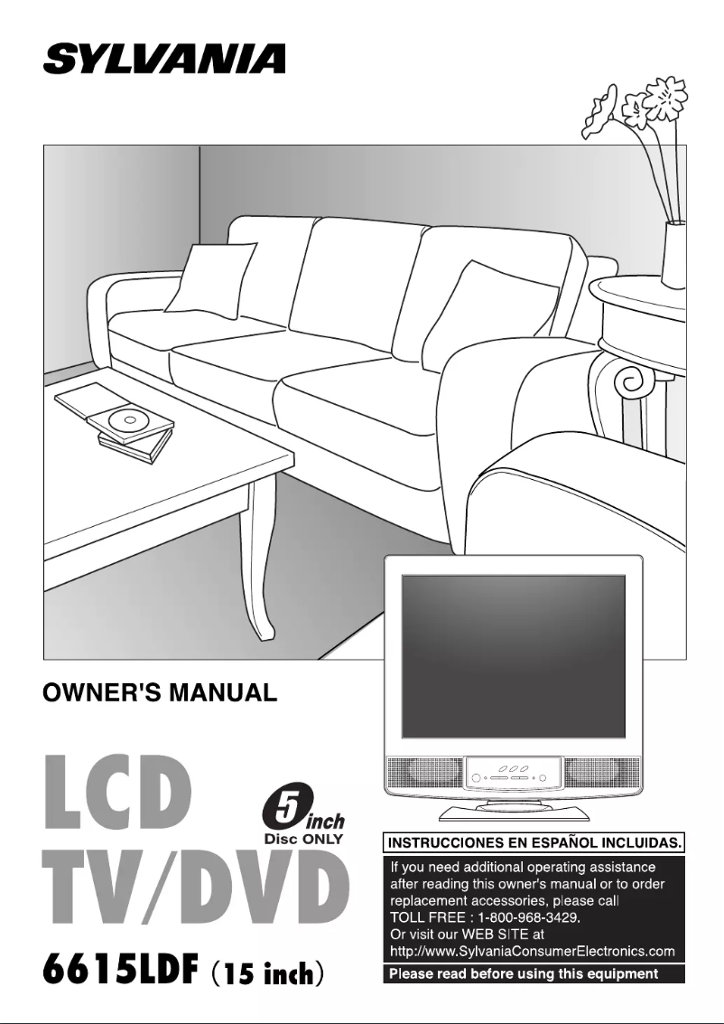 Imagen de la primera página del manual del dispositivo 6615LDF