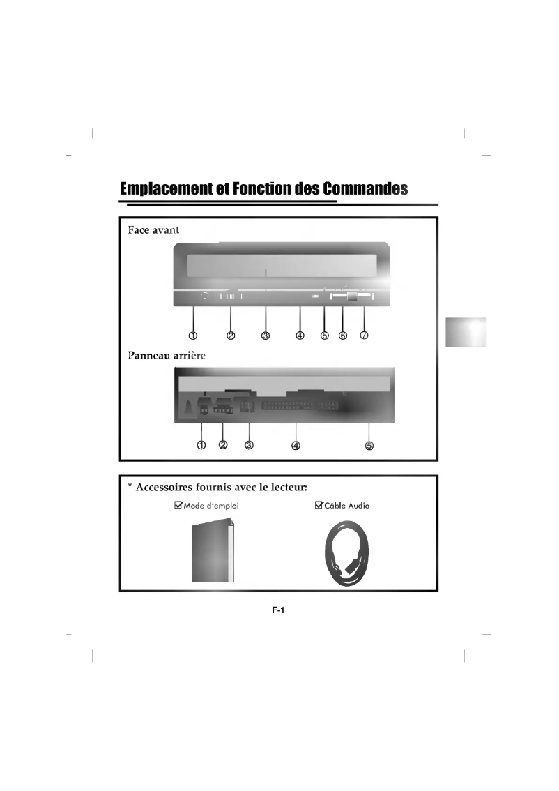 Imagen de la primera página del manual del dispositivo GCR-8521B