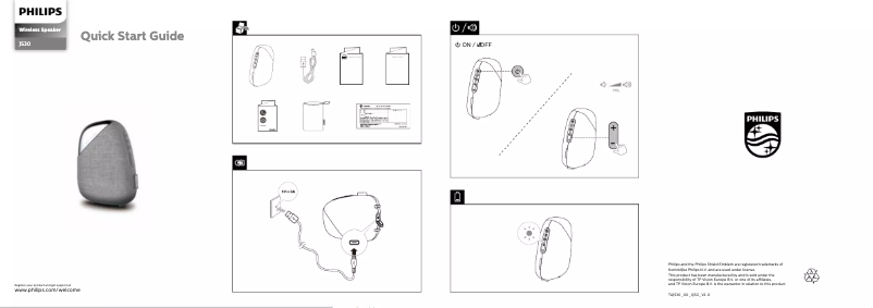 Página nº 1 - Guía de inicio rápido Philips Georg Jensen TAJS30