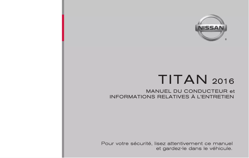 Imagen de la primera página del manual del dispositivo Titan (2016)