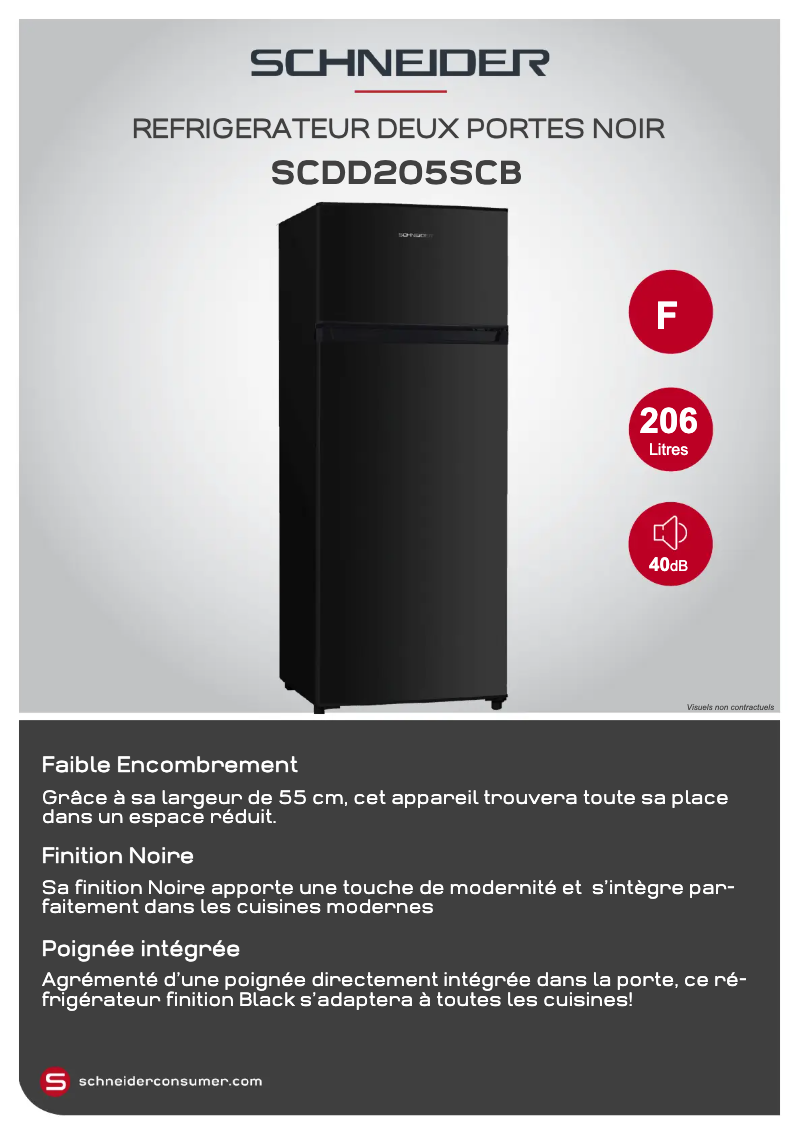 Imagen de la primera página del manual del dispositivo SCDD205SCB