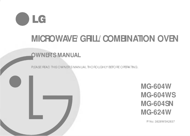 Página 1 del manual Manual de usuario LG MG-604SN