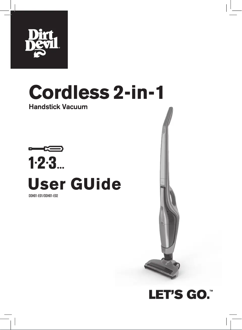 Página 1 del manual Manual de usuario Dirt Devil HandiClean