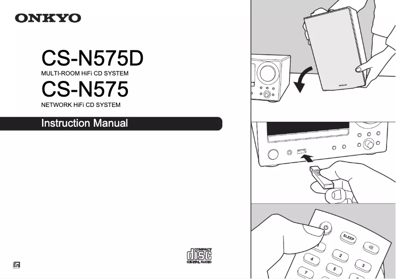 Página nº 1 - Manual de usuario Onkyo CS-N575D