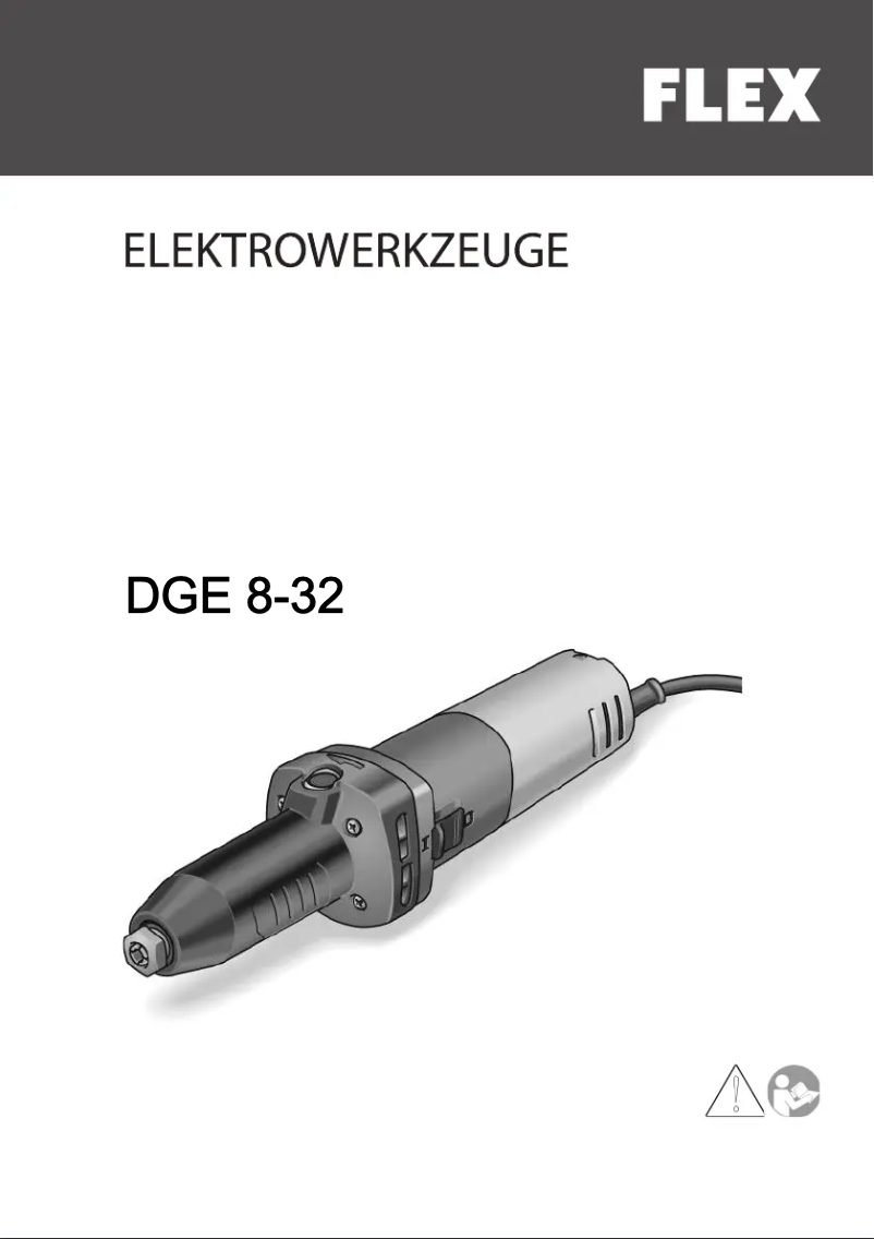Imagen de la primera página del manual del dispositivo DGE 8-32