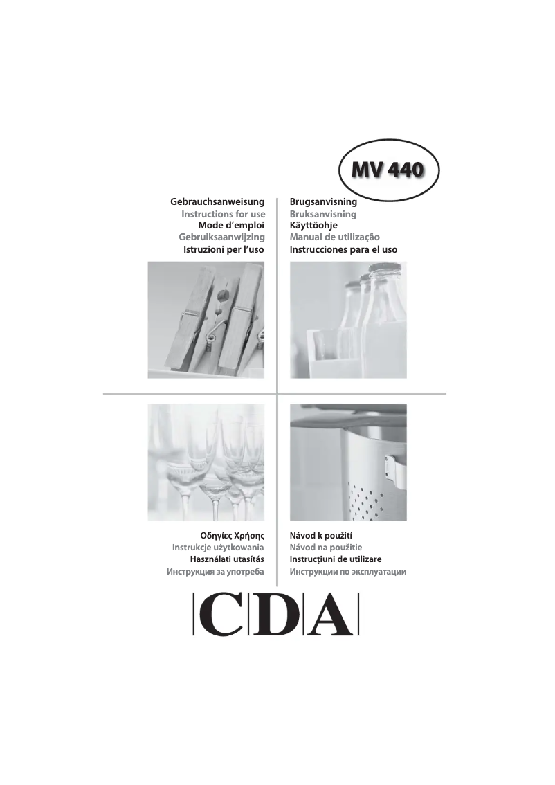 Imagen de la primera página del manual del dispositivo MV440