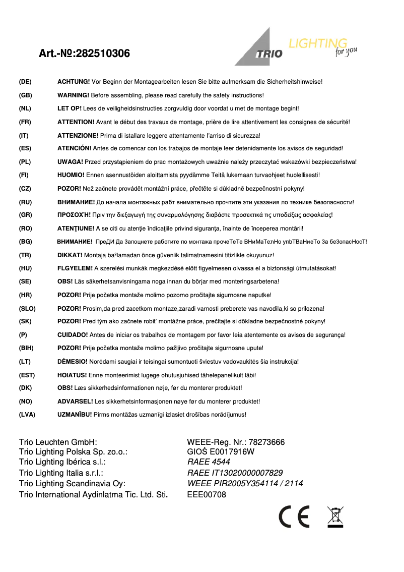 Imagen de la primera página del manual del dispositivo Helen 282510306