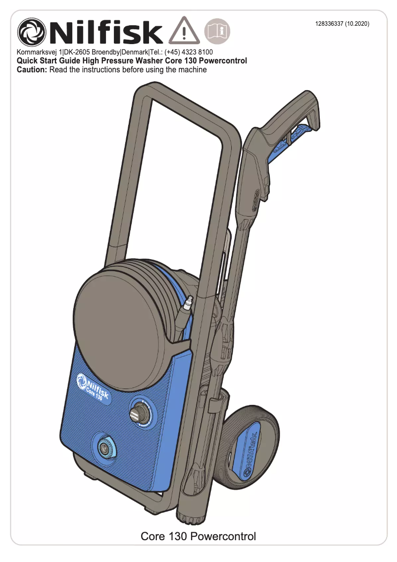 Página nº 1 - Manual de usuario Nilfisk Core 130-6 PowerControl Garden