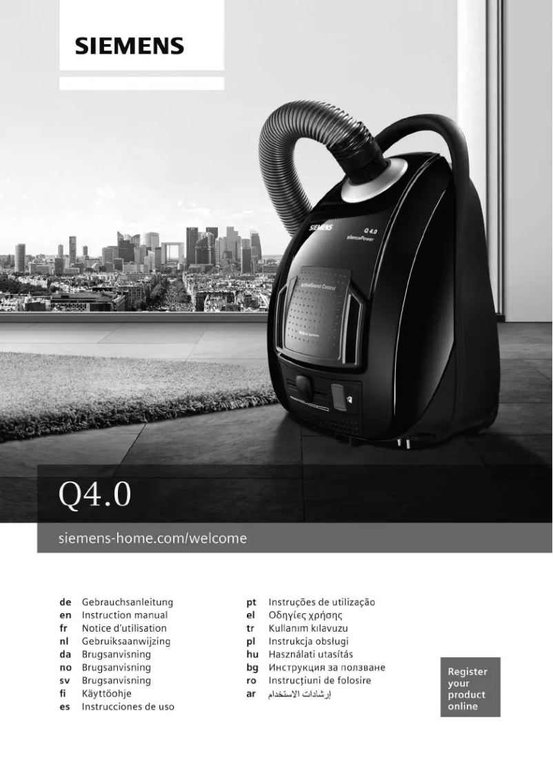 Página 1 del manual Manual de usuario Siemens VSQ4G1432