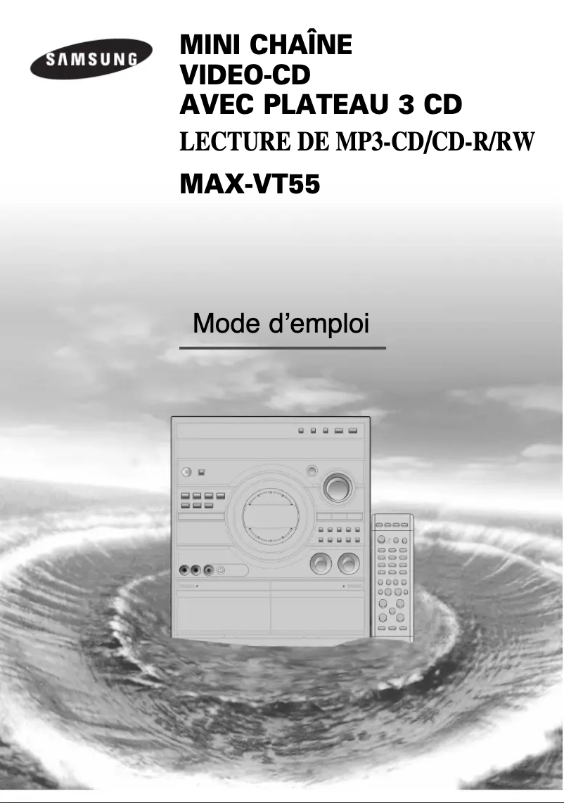 Página 1 del manual Manual de usuario Samsung MAX-VT55