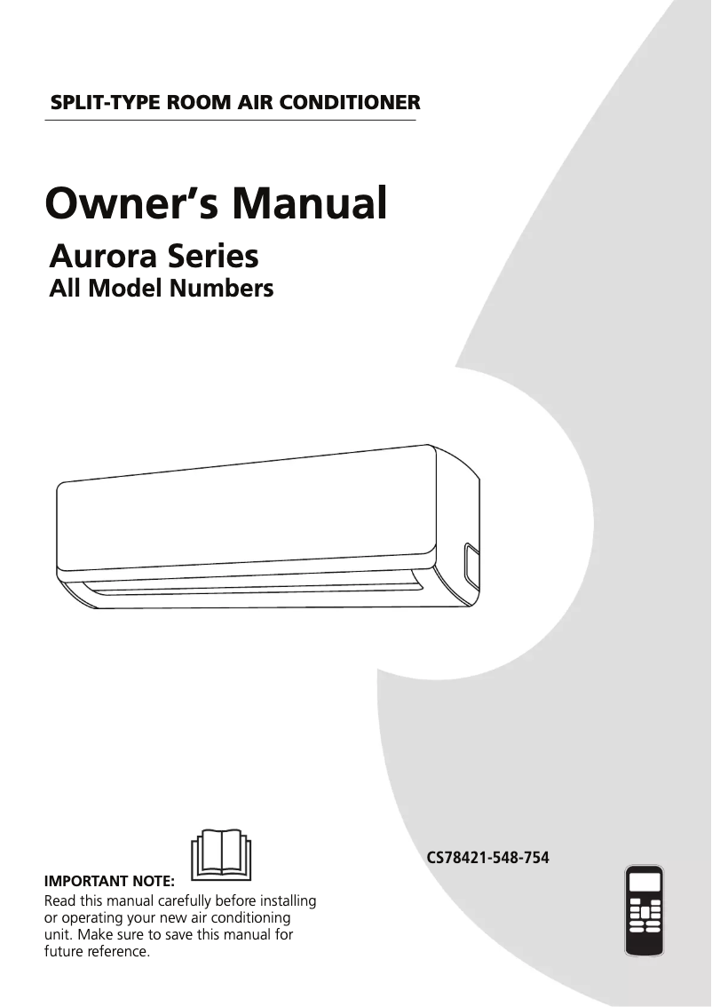 Página 1 del manual Manual de usuario White-Westinghouse WS18K57CCCI