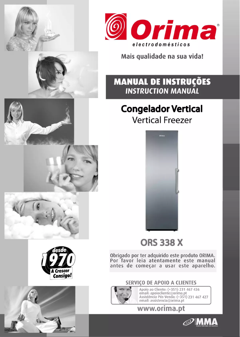 Imagen de la primera página del manual del dispositivo ORS 338 X