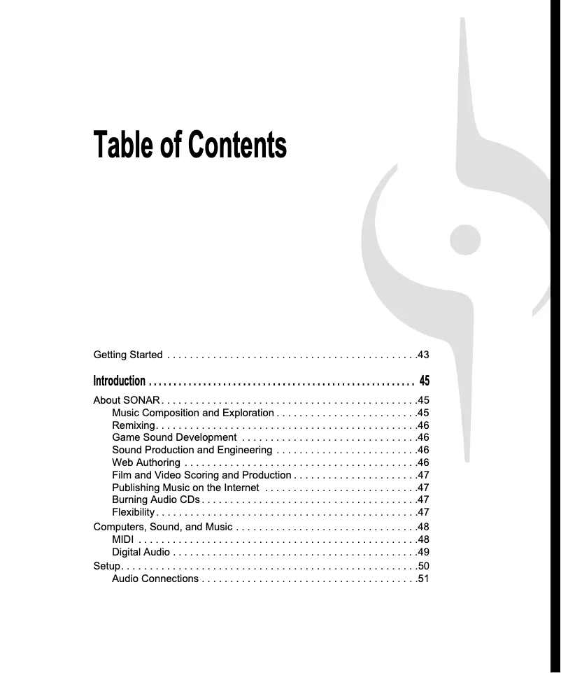 Página nº 1 - Manual de usuario Cakewalk Sonar 7.0
