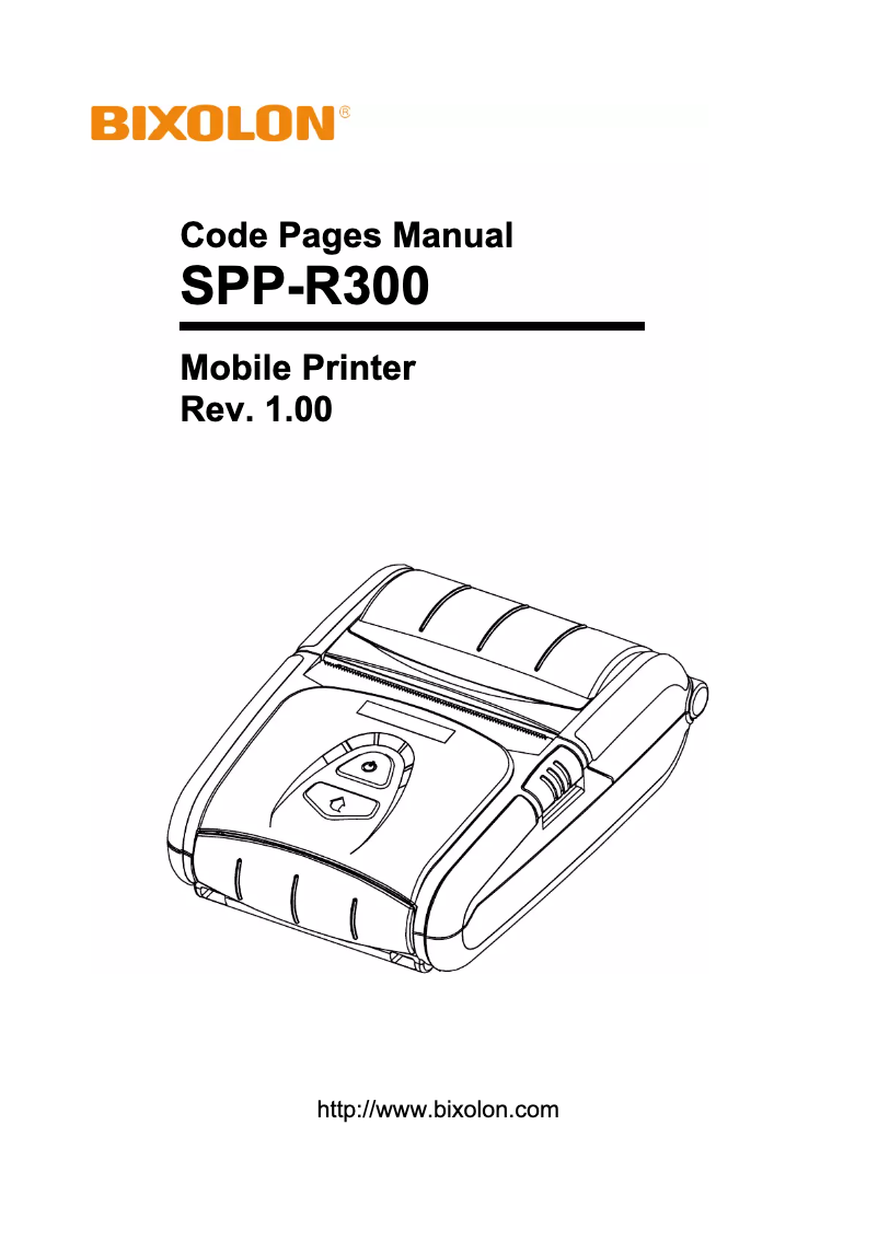 Imagen de la primera página del manual del dispositivo SPP-R300BKM