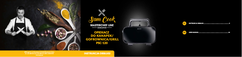 Página 1 del manual Manual de usuario Sam Cook PSC-120