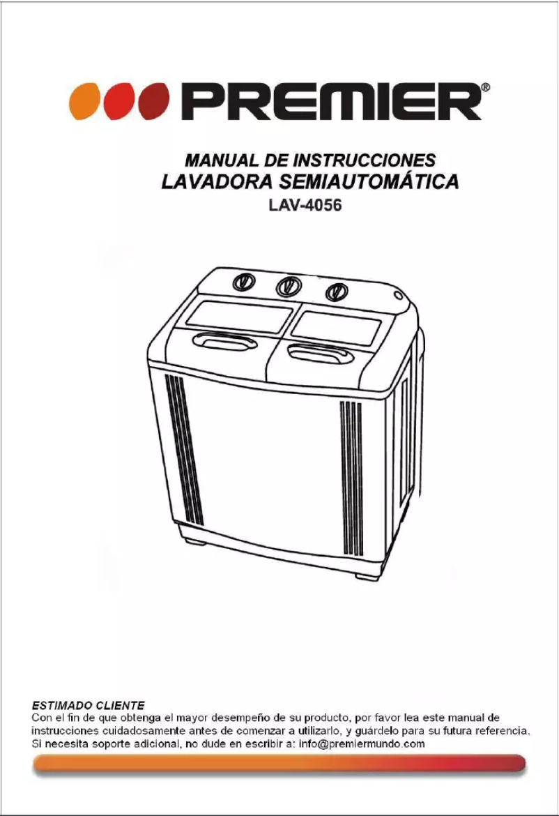 Imagen de la primera página del manual del dispositivo LAV-4056