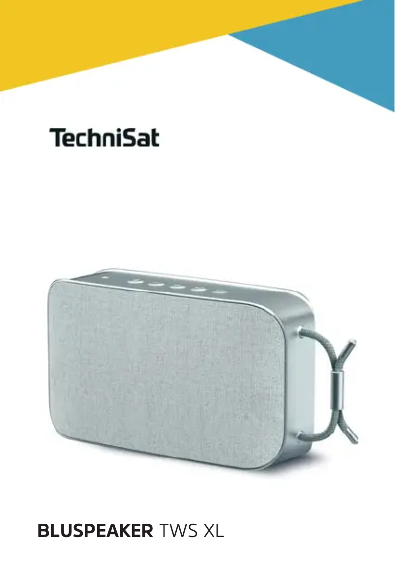 Página 1 del manual Manual de usuario TechniSat Bluspeaker TWS XL