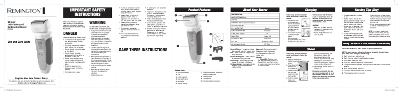 Imagen de la primera página del manual del dispositivo WeTech PF7580