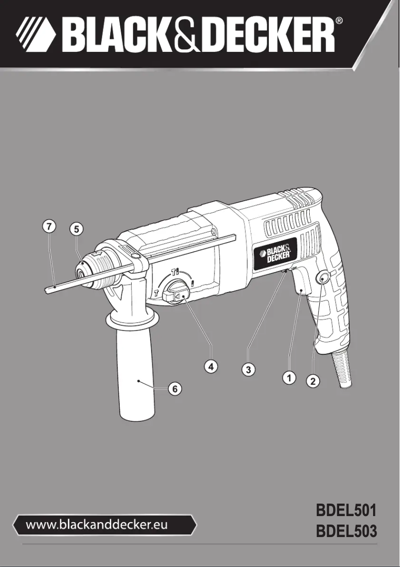 Imagen de la primera página del manual del dispositivo BDEL501